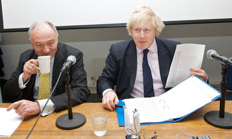 Ken Livingstone and Boris Johnson