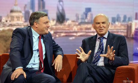 Ed Balls and Vince Cable