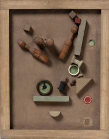 Kurt Schwitters: The Skittle Picture (1921) 