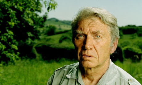 Don McCullin in his garden in Somerset