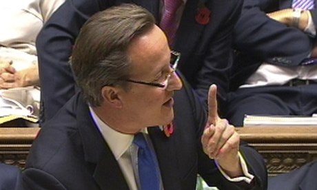 David Cameron at PMQs