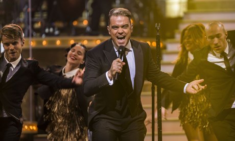 Robbie Williams at the London Palladium