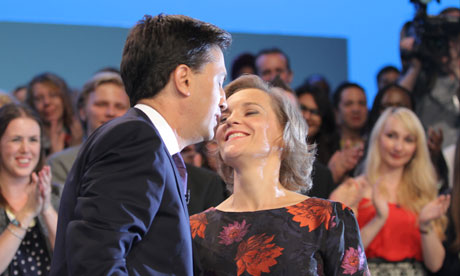Ed and Justine Miliband
