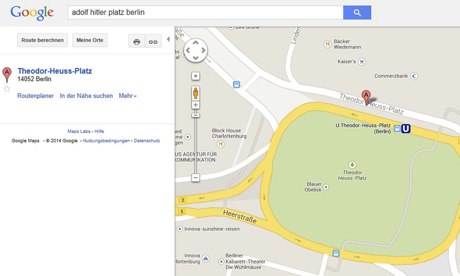 Google Maps screengrab: Theodor-Heuss-Platz