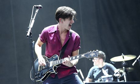 Alex Turner of the Arctic Monkeys