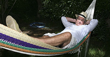 Patrick McGrath at home in Ibiza