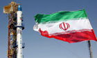 Rocket in Iran carrying the Omid satellite