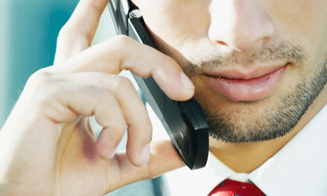 Businessman on phone 460