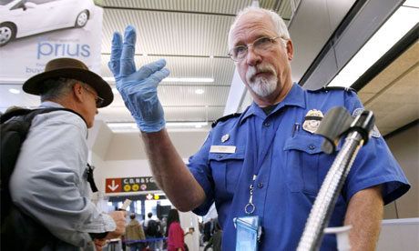 TSA airport security check 2010