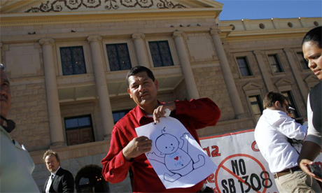 Mexican American protest in Arizona against SB 1308/1309