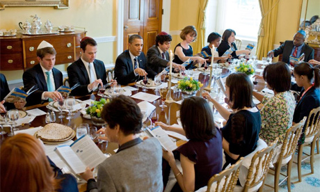 White House Obama seder Passover