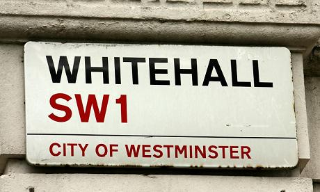 Whitehall street sign