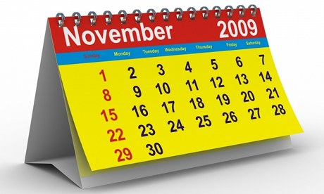 November calendar