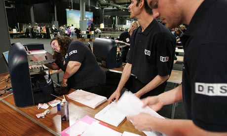 Voting machines in the 2007 Scottish election