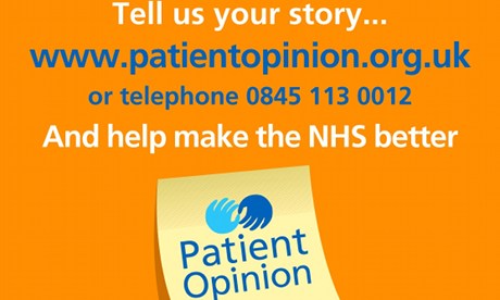 Patient Opinion poster