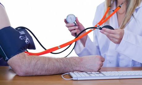 Doctor with keyboard