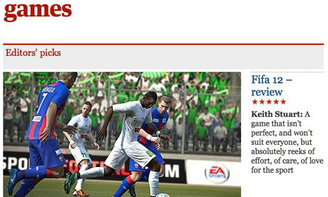 Guardian Games homepage