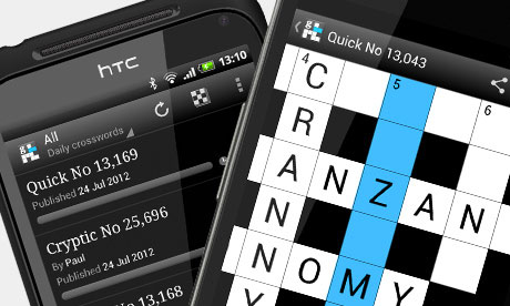 Android crossword app