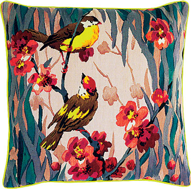 Milly Goodwin: Birdie Blossom cushion
