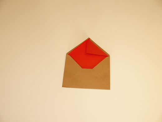 Envelope liners: Card in an envelope