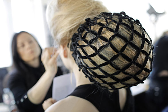 Paris haute couture: Backstage at Dior haute couture
