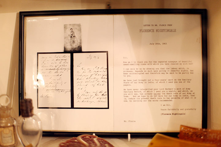 Floris: Letter to Floris from Florence Nightingale