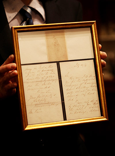 Floris: Letter to Floris from Florence Nightingale