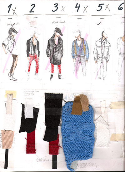 Designers sketchbooks: Fashion designers sketchbooks: Carola Euler