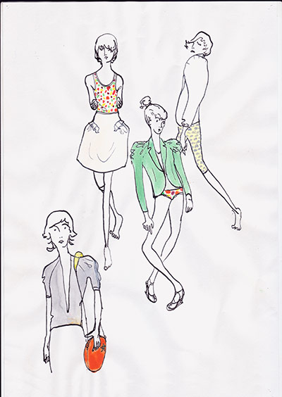 Designers sketchbooks: Fashion designers sketchbooks: Peter Jensen