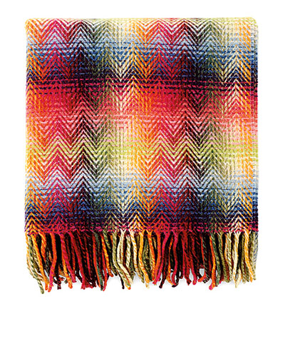 Throws: Multi zigzag