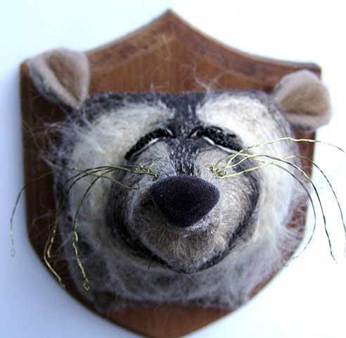 Craftidermy: Racoon, by Amelia Fever