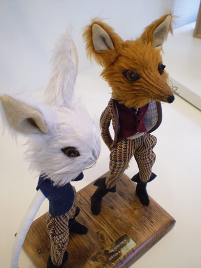 Craftidermy: Mr Fox and Mr Hare, by Emma Cocker