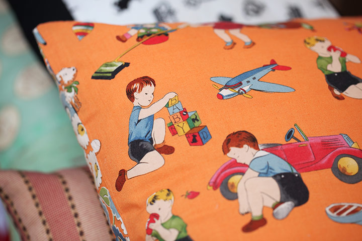 Vintage at Southbank: Vintage fabric on the Southbank