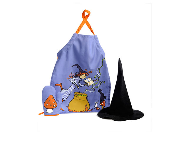 Halloween treats: mont Witches hat and apron