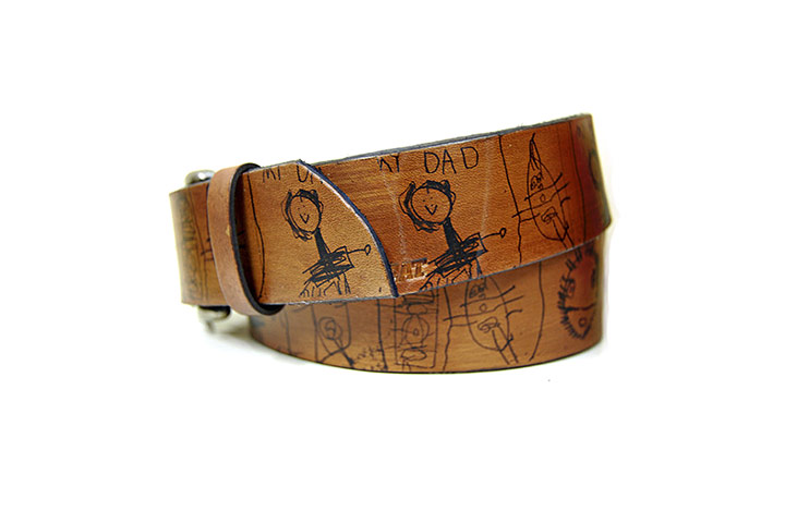 Father's Day gifts: Personalised belt 