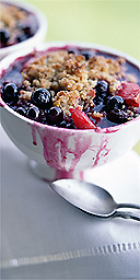 Berry Crumble / dessert / food / pudding