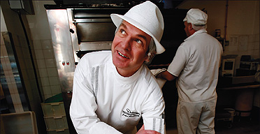 John Pimblett III on hand at his bakery on College Street, St Helens