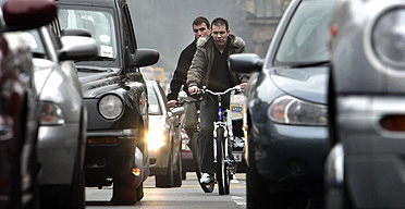 Traffic on Princes Street, Edinburgh