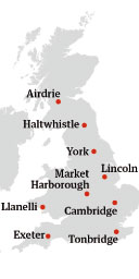 Cycling map: Family routes