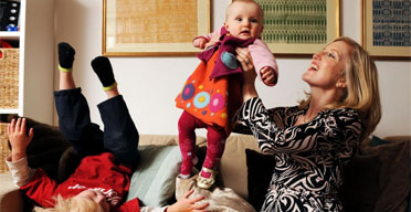 Helen Brocklebank with her children