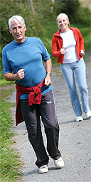 Couple jogging