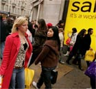 Shopping in Christmas sales 2007 