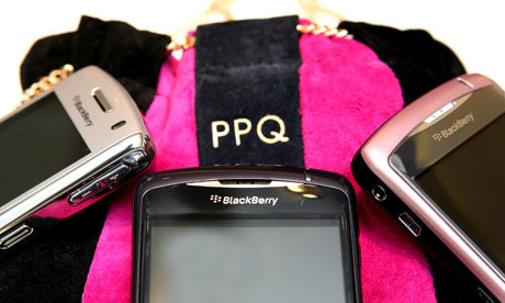 Blackberrys with PPQ pouch