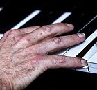 Playing the piano
