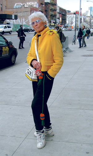 Stylish older people photographed for the Advanced Style blog