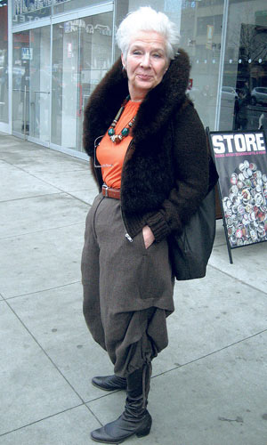 Stylish older people photographed for the Advanced Style blog