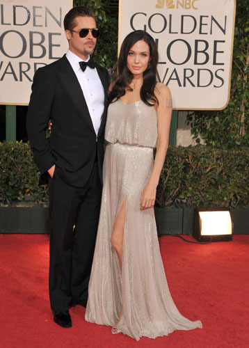 Gallery Golden Globes Outfits: Brad Pitt and Angelina Jolie