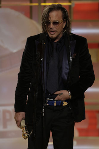 Gallery Golden Globes Outfits: Mickey Rourke