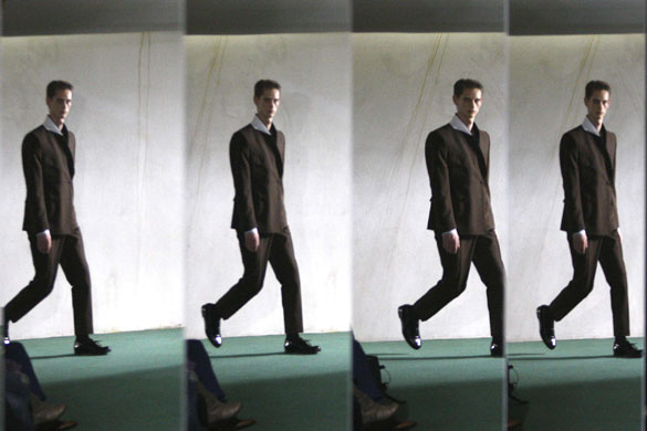 Gallery Thursday's menswear shows: Mirrored Dries van Noten 1