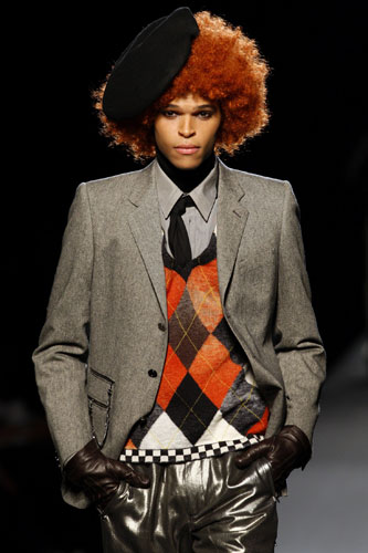 Gallery Thursday's menswear shows: Big hair from Jean-Paul Gaultier 